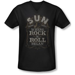 Sun - Mens Where Rock Began V-Neck T-Shirt