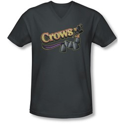 Tootise Roll - Mens Crows V-Neck T-Shirt