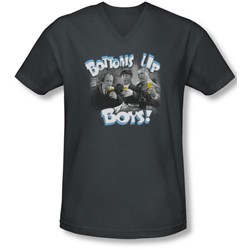 Three Stooges - Mens Bottoms Us V-Neck T-Shirt