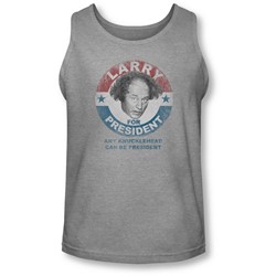 Three Stooges - Mens Larry For President Tank-Top