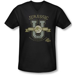 Jurassic Park - Mens Jurassic U V-Neck T-Shirt