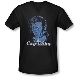 Cry Baby - Mens King Cry Baby V-Neck T-Shirt