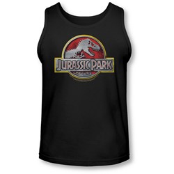 Jurassic Park - Mens Logo Tank-Top