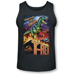 Jurassic Park - Mens Rex In The City Tank-Top