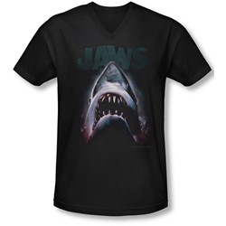 Jaws - Mens Terror In The Deep V-Neck T-Shirt