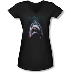 Jaws - Juniors Terror In The Deep V-Neck T-Shirt