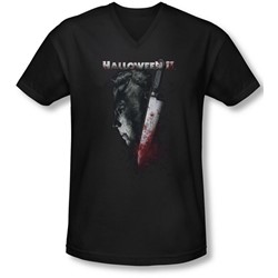 Halloween Ii - Mens Cold Gaze V-Neck T-Shirt