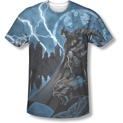 Batman - Mens Lightning Strikes T-Shirt