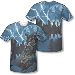 Batman - Mens Lightning Strikes T-Shirt