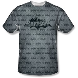 Batman - Mens Classic Bat Argyle T-Shirt