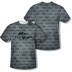 Batman - Mens Classic Bat Argyle T-Shirt