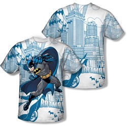 Batman - Mens Skyline All Over T-Shirt