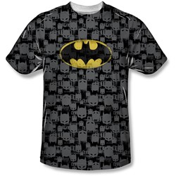 Batman - Mens Caped Crusader Repeat T-Shirt