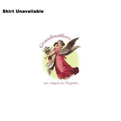 Grandmother Angel - Juniors Pistachio Sheer Cap Sleeve T-Shirt For Women