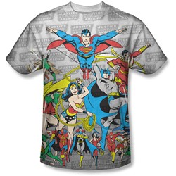 Dc - Mens Justice League Assemble T-Shirt