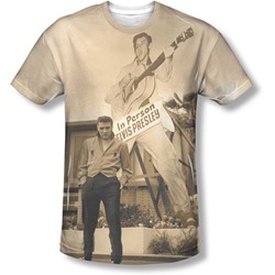 Elvis - Mens Larger Than Life T-Shirt