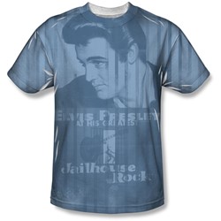 Elvis - Mens Jailhouse Poster All Over T-Shirt