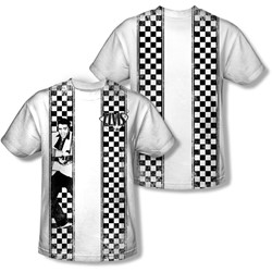 Elvis - Mens Checkered Bowling Shirt T-Shirt