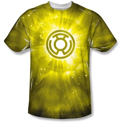 Green Lantern - Mens Yellow Energy T-Shirt