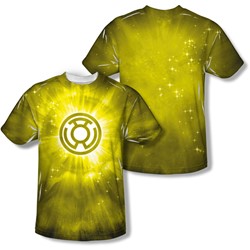 Green Lantern - Mens Yellow Energy T-Shirt