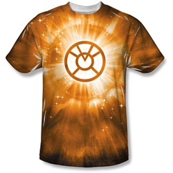 Green Lantern - Mens Orange Energy T-Shirt