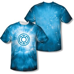 Green Lantern - Mens Blue Energy T-Shirt
