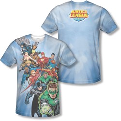 Jla - Mens Heroes Unite T-Shirt