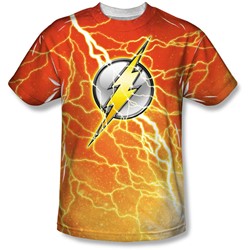 Jla - Mens Lightning Logo T-Shirt