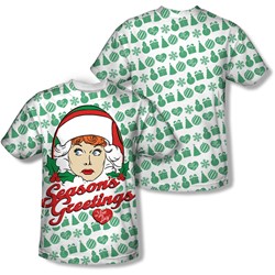 Lucy - Mens Holiday Pattern T-Shirt