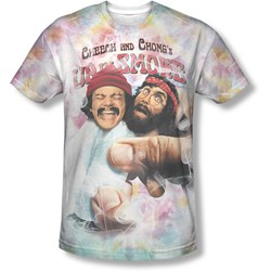 Cheech & Chong - Mens Fried Tie Dyed T-Shirt