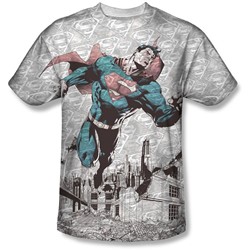 Superman - Mens War Zone T-Shirt