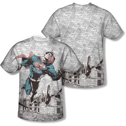 Superman - Mens War Zone T-Shirt