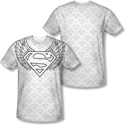 Superman - Mens Winged Shield Repeat T-Shirt