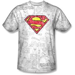 Superman - Mens Classic Repeat T-Shirt