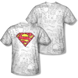 Superman - Mens Classic Repeat T-Shirt