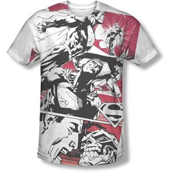 Superman - Mens Angry Red T-Shirt