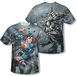 Superman - Mens Superman Vs Doomsday T-Shirt