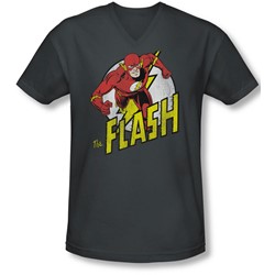 Dc - Mens Run Flash Run V-Neck T-Shirt