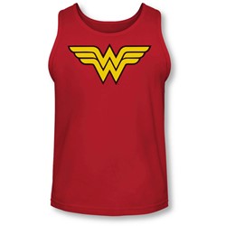 Dc - Mens Wonder Woman Logo Tank-Top