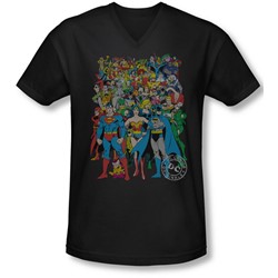 Dc - Mens Original Universe V-Neck T-Shirt
