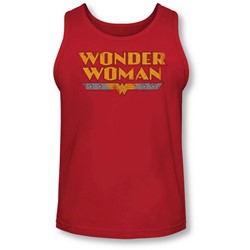 Dc - Mens Wonder Woman Logo Tank-Top