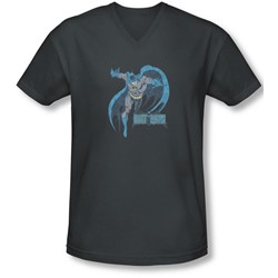 Dco - Mens Desaturated Batman V-Neck T-Shirt