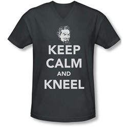 Dc - Mens Keep Calm And Kneel V-Neck T-Shirt