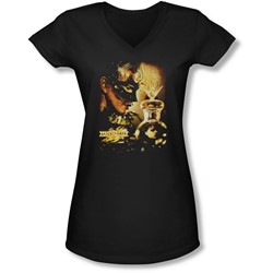 Mirrormask - Juniors Trapped V-Neck T-Shirt