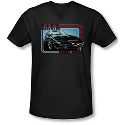 Knight Rider - Mens Kitt V-Neck T-Shirt