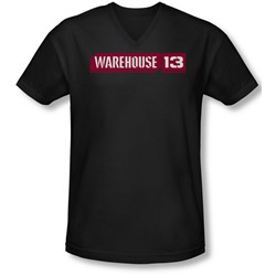 Warehouse 13 - Mens Logo V-Neck T-Shirt