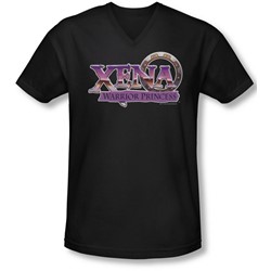 Xena - Mens Logo V-Neck T-Shirt