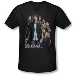 House - Mens Crew V-Neck T-Shirt
