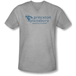 House - Mens Princeton Plainsboro V-Neck T-Shirt