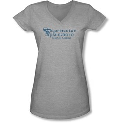 House - Juniors Princeton Plainsboro V-Neck T-Shirt